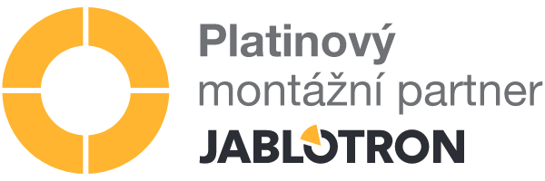 Logo platinový montážní partner společnosti Jablotron