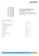 Datasheet JA-121E-WH