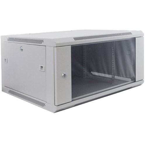 WM.6412.G Datový rozvaděč 12U, 600 x 450, skleněné dveře