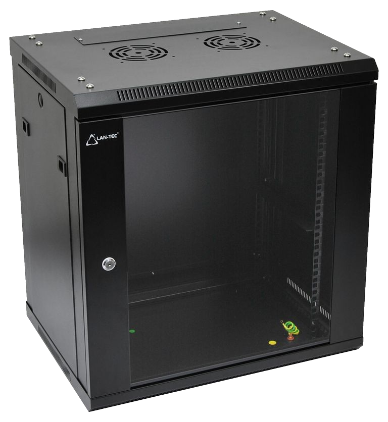 WM.6412.B Datový rozvaděč 12U, 600 x 450, skleněné dveře