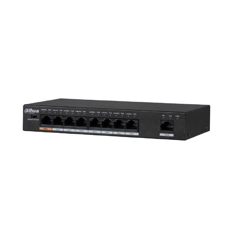 PFS3009-8ET-96 Dahua 8 portový PoE switch