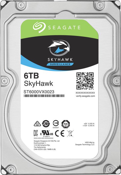 ST6000VX0023 Seagate SkyHawk, 3,5