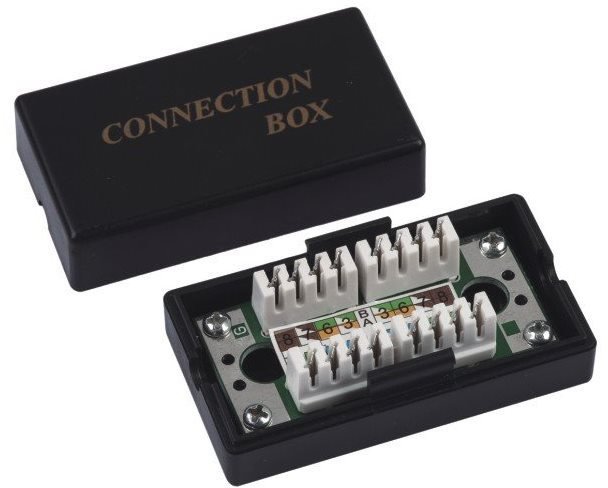 220736 Spojovací box konektorů Cat5e UTP