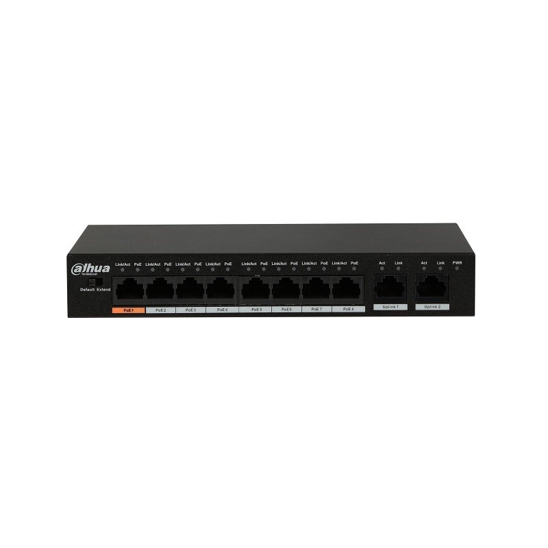 PFS3010-8ET-96 Dahua 8 portový PoE switch