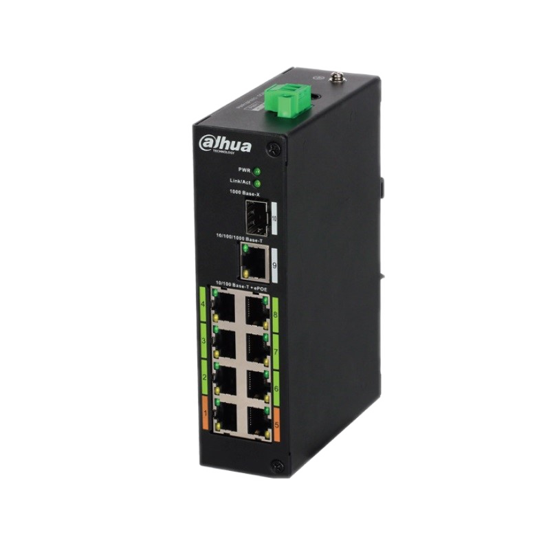 LR2110-8ET-120 Dahua 8 portový ePoE switch