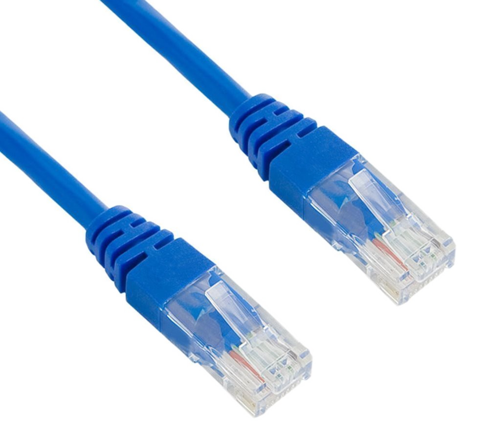 153973 Patch kabel Cat5E, UTP - 3m, modrý