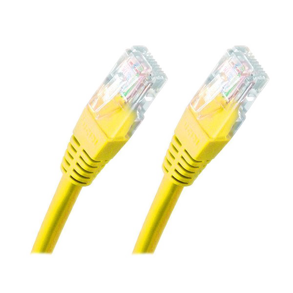 NETXTE3321 Patch kabel Cat5E, UTP - 1m, žlutý