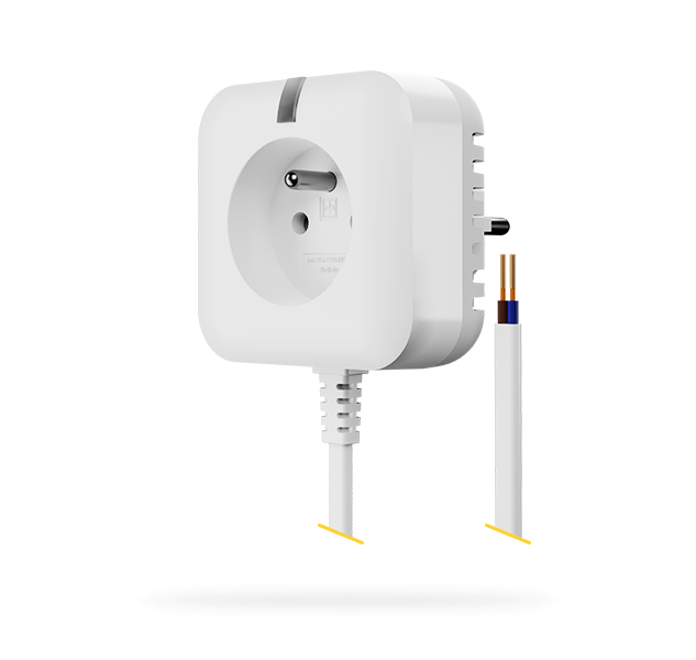 JB-162N-PLUG Průchozí zásuvka s ovládacím výstupem