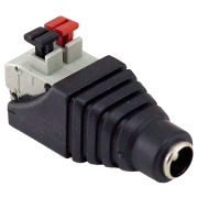 ZPSCREW21FE DC konektor 5,5 x 2,1 mm s pružinovou svorkou - samice
