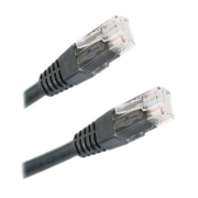 NETXTE1609 Patch kabel Cat5E, UTP - 1m, černý